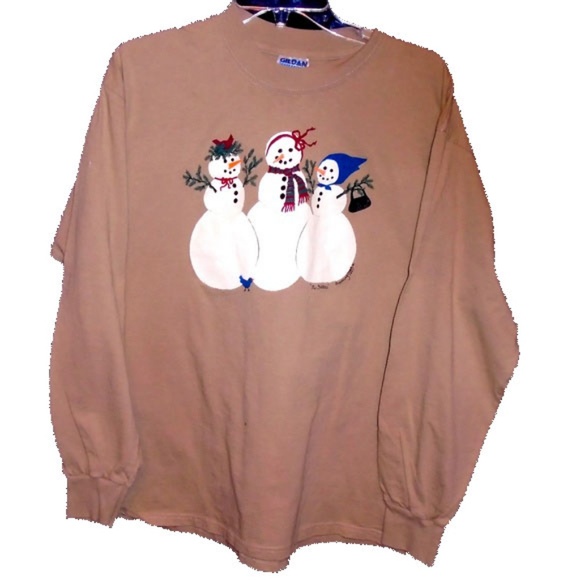 Vintage Tops - Snowman Sisters Bubbling Brook 1997 VTG Shirt
